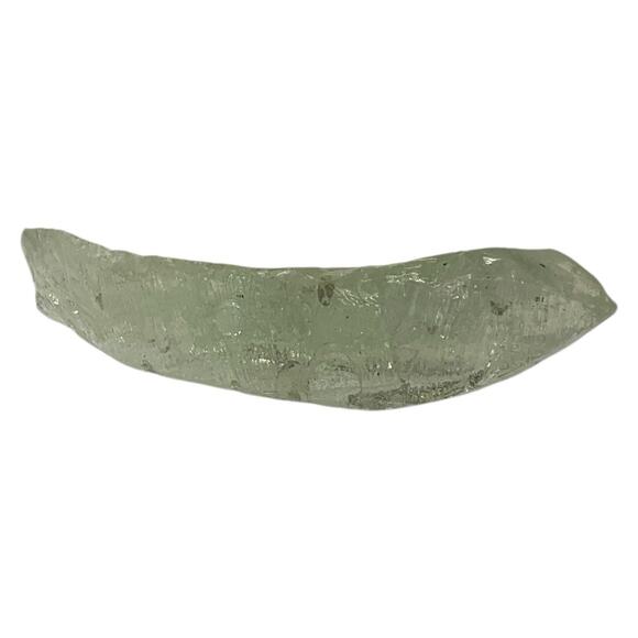 Clear Translucent Bubbled Art Glass Cullet Glowing Manganese Slag Glass #5GX104 - Picture 5 of 9